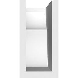 Ekena Millwork - RFTPCRE_P - Crestline Architectural Grade PVC Rafter Tail
