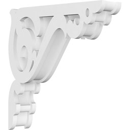 Ekena Millwork - BKTPAMB - Amber Architectural Grade PVC Gingerbread Bracket