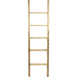 Ekena Millwork - DECRLDR - Vintage Farmhouse  Ladder, Barnwood Decor Collection