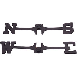 Dalvento, LLC - DV202 - 43"L x 18"W x 37"H Large Traditional Horse Weathervane Directional w/Globes