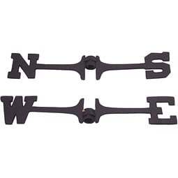 Dalvento, LLC - DV203 - 25"L x 14"W x 29"H Small Traditional Rooster Weathervane Directional w/Globes