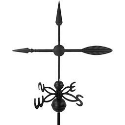 Dalvento, LLC - DV407 - 22"L x 6"W x 22"H Dalvento Arrow Weathervane Directional w/Globes