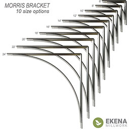 Ekena Millwork - BKTMMO - Morris Steel Bracket