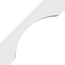Ekena Millwork - BRCPSLGY - Standard Legacy Architectural Grade PVC Knee Brace