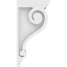 Ekena Millwork - CORPSSCR - Standard Scroll Architectural Grade PVC Corbel