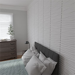 Ekena Millwork - WPAT - 19 5/8"W x 19 5/8"H Arlington EnduraWall Decorative 3D Wall Panel