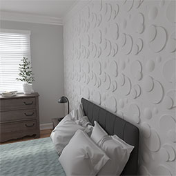Ekena Millwork - WPFI - 19 5/8"W x 19 5/8"H Finley EnduraWall Decorative 3D Wall Panel