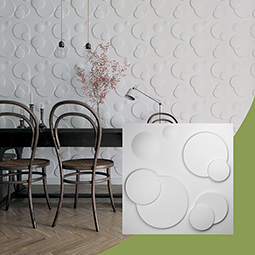 Ekena Millwork - WPFI - 19 5/8"W x 19 5/8"H Finley EnduraWall Decorative 3D Wall Panel