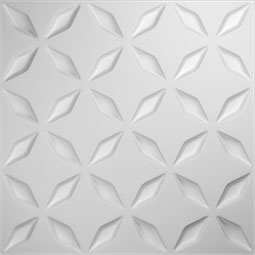 Ekena Millwork - WPDL - 19 5/8"W x 19 5/8"H Delfina EnduraWall Decorative 3D Wall Panel