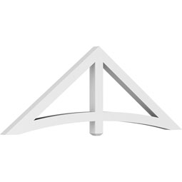 Ekena Millwork - GBPBEL - Bellingham Architectural Grade PVC Gable Bracket Pediment