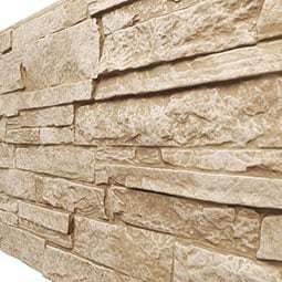 Ekena Millwork - PNU24X48AL - EverStone Acadia Ledge Faux Stone Panel, 49"W x 25 1/2"H x 1 1/4"D