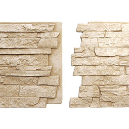 Ekena Millwork - PNU24X48AL - EverStone Acadia Ledge Faux Stone Panel, 49"W x 25 1/2"H x 1 1/4"D