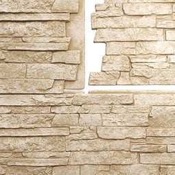 Ekena Millwork - PNU24X48AL - EverStone Acadia Ledge Faux Stone Panel, 49"W x 25 1/2"H x 1 1/4"D