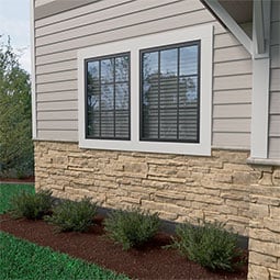 Ekena Millwork - PNU24X48AL - EverStone Acadia Ledge Faux Stone Panel, 49"W x 25 1/2"H x 1 1/4"D