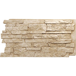 Ekena Millwork - PNU24X48AL - EverStone Acadia Ledge Faux Stone Panel, 49"W x 25 1/2"H x 1 1/4"D