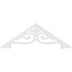 Ekena Millwork - GPPFIN - Standard Finley Architectural Grade PVC Gable Pediment