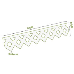 Ekena Millwork - RUNPADD - Addi Running Trim