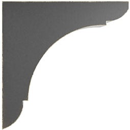 Ekena Millwork - BKTWDOL - Small Olympic Wood Vintage Decor Bracket