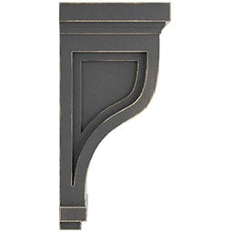 Ekena Millwork - CORWDTR - Traditional Recessed Wood Vintage Decor Corbel