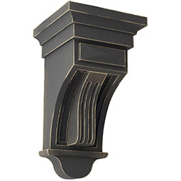 Ekena Millwork - CORWDRA - Raised Fluting Wood Vintage Decor Corbel