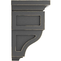 Ekena Millwork - CORWDRY - Mini Reyes Wood Vintage Decor Corbel