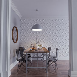 Ekena Millwork - WPPI - 19 5/8"W x 19 5/8"H Pinwheel EnduraWall Decorative 3D Wall Panel