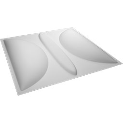 Ekena Millwork - WPSA - 19 5/8"W x 19 5/8"H Saturn EnduraWall Decorative 3D Wall Panel