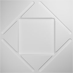 Ekena Millwork - WPAE - 19 5/8"W x 19 5/8"H Aubrey EnduraWall Decorative 3D Wall Panel