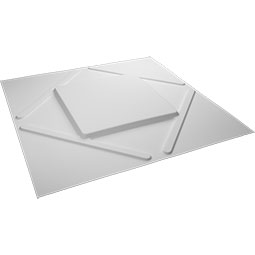 Ekena Millwork - WPAE - 19 5/8"W x 19 5/8"H Aubrey EnduraWall Decorative 3D Wall Panel