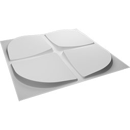 Ekena Millwork - WPEU - 19 5/8"W x 19 5/8"H Edmund EnduraWall Decorative 3D Wall Panel