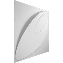 Ekena Millwork - WPIR - 19 5/8"W x 19 5/8"H Iris EnduraWall Decorative 3D Wall Panel