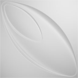 Ekena Millwork - WPIR - 19 5/8"W x 19 5/8"H Iris EnduraWall Decorative 3D Wall Panel