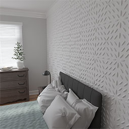 Ekena Millwork - WPBL - 19 5/8"W x 19 5/8"H Blaze EnduraWall Decorative 3D Wall Panel