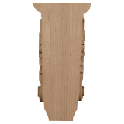  - COROL2 - AmeriCraft Medium Oakleaf Corbel, 4 3/4"W x 5 1/4"D x 9 1/2"H
