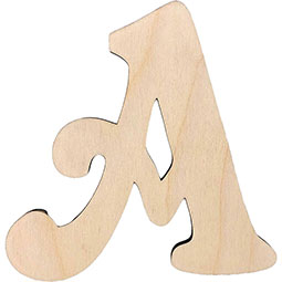Ekena Millwork - LETTERS-WOOD - AmeriCraft Custom Wood Decor Wall Letters