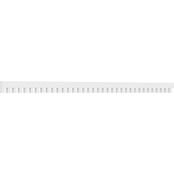 Ekena Millwork - SAMPLE-DENP04ELZ00 - 4"H x 1"P x 6"L Elizabeth Architectural Grade PVC Dentil Trim