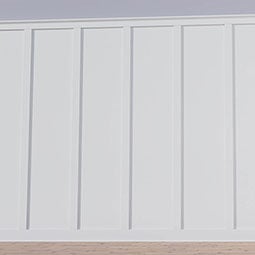 Royal Building Products, Inc - WPKPDS - Deluxe Shaker 8' PVC Wainscoting Kit