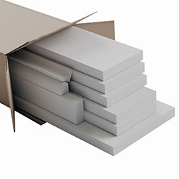 Royal Building Products, Inc - WPKPDS - Deluxe Shaker 8' PVC Wainscoting Kit