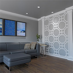 Ekena Millwork - WALPJHN - Johnston Decorative Fretwork Wall Panels