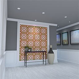 Ekena Millwork - WALPBUX - Buxton Decorative Fretwork Wall Panels