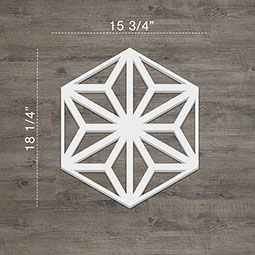 Ekena Millwork - WALPHMP - Hampton Decorative Fretwork Wall Panels