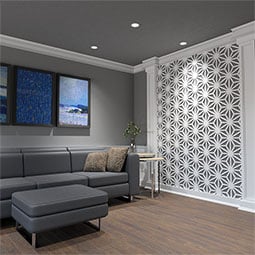Ekena Millwork - WALPHMP - Hampton Decorative Fretwork Wall Panels