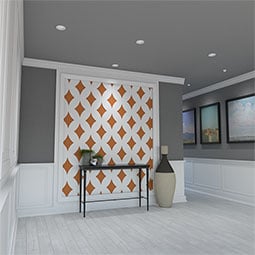 Ekena Millwork - WALPGSH - Gresham Decorative Fretwork Wall Panels