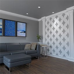 Ekena Millwork - WALPGSH - Gresham Decorative Fretwork Wall Panels