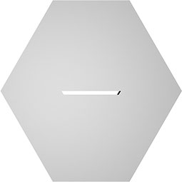 Ekena Millwork - GVPHP01 - TrueCraft Horizontal Peaked Surface Mount PVC Gable Vent Functional Standard Frame