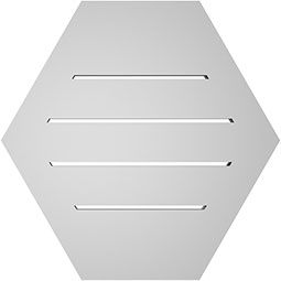 Ekena Millwork - GVPHP03 - TrueCraft Horizontal Peaked Surface Mount PVC Gable Vent Functional Brickmould Sill Frame