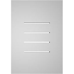 Ekena Millwork - GVPVE01 - TrueCraft Vertical Surface Mount PVC Gable Vent Standard Frame