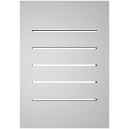 Ekena Millwork - GVPVE03 - TrueCraft Vertical Surface Mount PVC Gable Vent Brickmould Sill Frame