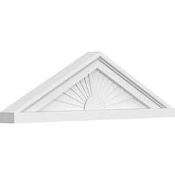 Ekena Millwork - PEDPSPKC00 - Peaked Cap Architectural Grade PVC Pediment