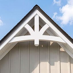 Ekena Millwork - GBPDAV - TrueCraft PVC Davenport Gable Bracket